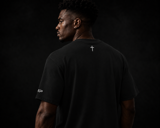 REDEEMED. Oversized Tee - Black